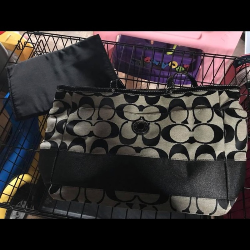 Coach diaper bag